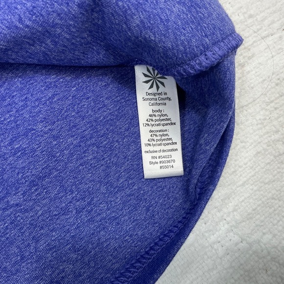 Athleta Women Purple Heather Hooded Snap Front Jacket 903670 XS Longline Coat - Picture 6 of 9